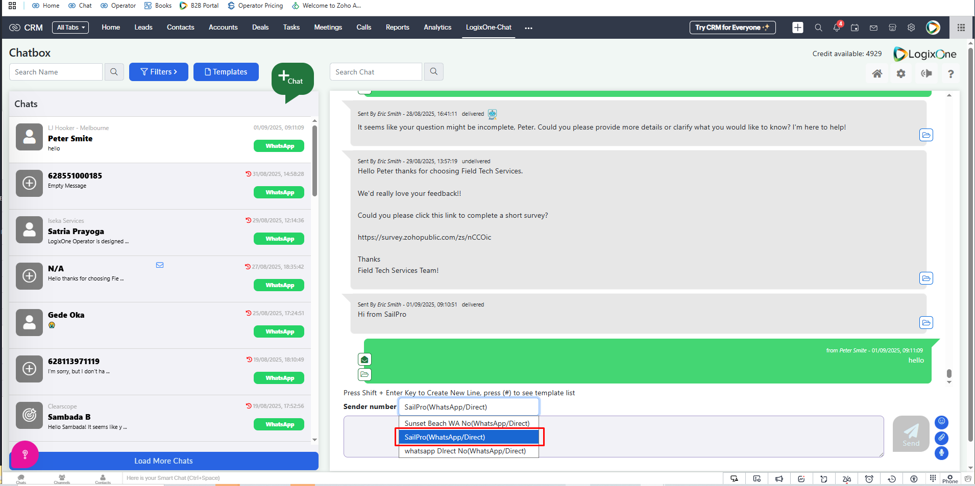 How to connect a WhatsApp Personal or WhatsApp Business to LogixOne Chat