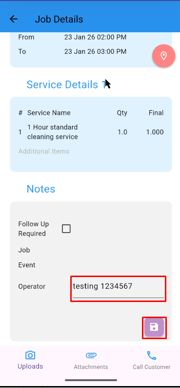 LogixOne Operator App - Field Operator Notes